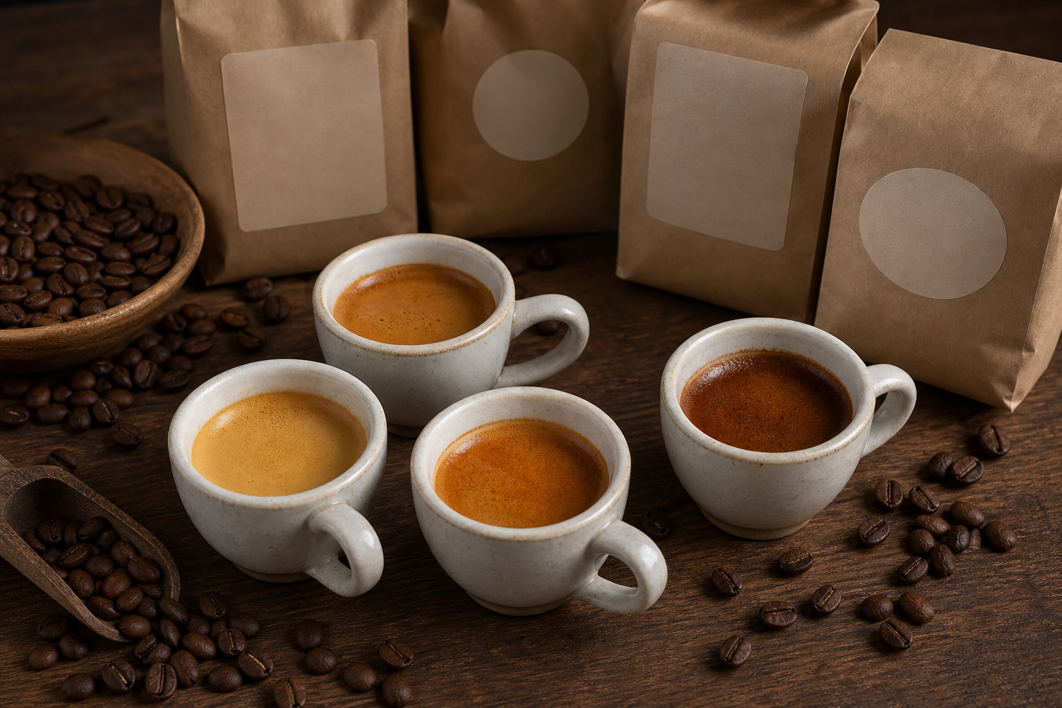 Café en grain italien : lire les gammes marque par marque