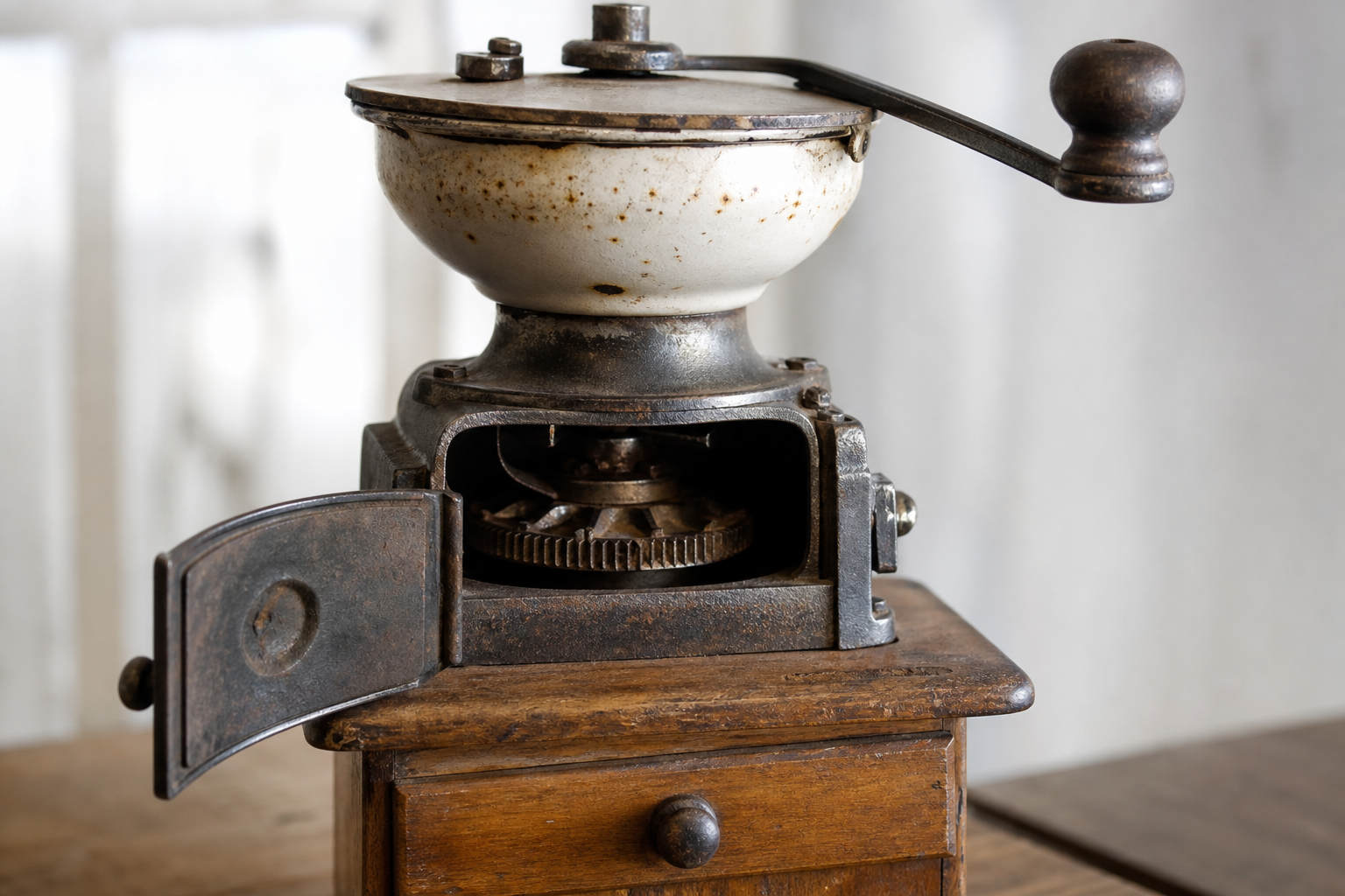 Moulin à café ancien : déco ou vrai moulin au quotidien ?